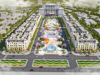 Phố đi bộ trung tâm TP Thái Nguyên 2