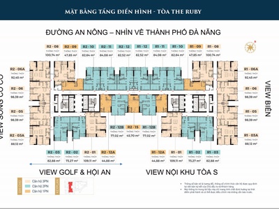 Bán căn hộ ven biển 1PN - Newtown Diamond Đà Nẵng - Chỉ 3 tỷ 1