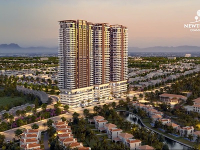 Bán căn hộ ven biển 1PN - Newtown Diamond Đà Nẵng - Chỉ 3 tỷ 8