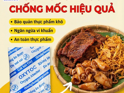 Gói chống mốc nào giúp bánh kẹo, mứt Tết bảo quản ổn định khi lưu kho 0