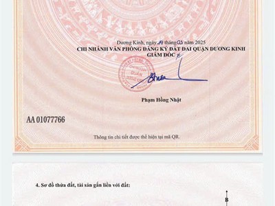 Giá 1,7x tỷ  đất tổ 2 hòa nghĩa   dương kinh  gần trục chính   sát vinhomes  hàng khu dân cư  zalo 3