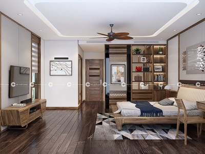 Bộ Combo Phòng Ngủ Gỗ Óc Chó Tự Nhiên Sang Trọng 0