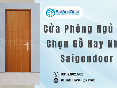 Cửa Phòng Ngủ Nên Chọn Gỗ Hay Nhựa Saigondoor 0