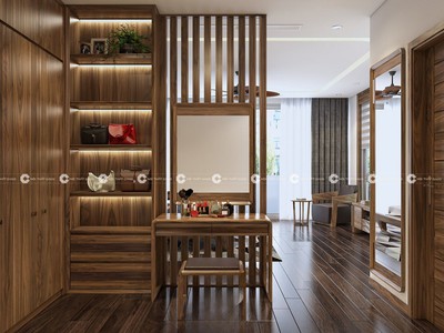 Bộ Combo Phòng Ngủ Gỗ Óc Chó Tự Nhiên Sang Trọng 2