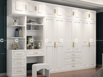 Tủ Quần Áo TAM074 Tân Cổ Điển Sang Trọng  Tủ Quần Áo TAM074 là kiệt tác nội thất mang hơi thở tân cổ 0