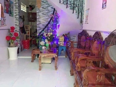 Nhà 2 tầng mt hẻm thẳng   huỳnh tấn phát 4