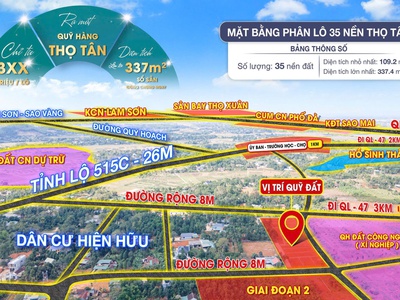 đất thổ cư gần sát tỉnh lộ 515c giá chỉ từ 350 triệu 0