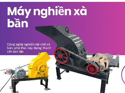 Máy nghiền trạc thải thành cát san lấp 0
