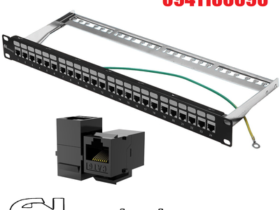 Chuyên phân phối Thanh đấu nối mạng 1U 24 port CAT6 UTP hãng Ancomteck mã ACT-24S1U, ACT-6U-88 1