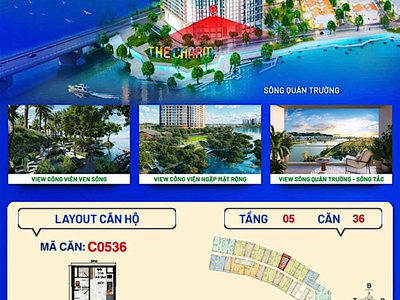 Căn Studio The Charm Charmora City View Sông Tắc - Quán Trường, Giá Chỉ 2,876 Tỷ Sau Ưu Đãi 8