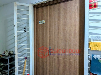 Cửa Nhựa Composite 2 cánh mở rộng không gian đẹp từ cái nhìn đầu tiên 2