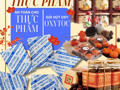 Vì sao bánh mứt Tết nên dùng gói hút oxy OXYTOC khi đóng gói 0