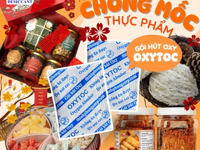 Vì sao bánh mứt Tết nên dùng gói hút oxy OXYTOC khi đóng gói 4