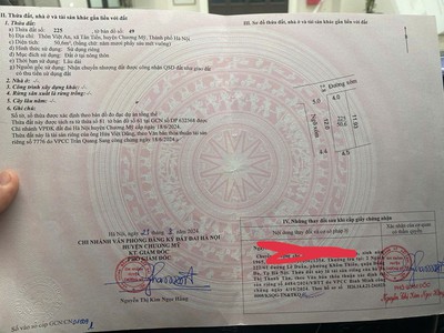 BÁN NHANH LÔ ĐẤT - Vị trí đẹp tại Chương Mỹ - Giá chỉ 1,55 tỷ - Nằm sát đường QH Hà Đông - Xuân Mai 5