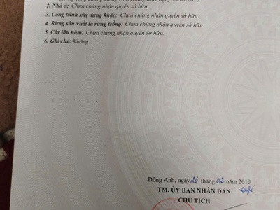 Sở hữu ngay lô đất đẹp - giá tốt - vị trí đắc địa tại ngõ 10 tuyến 4 vĩnh thanh, đông anh 4