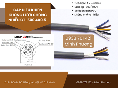 Dây cáp điện không lưới 4x0.75mm2 Altek Kabel Đắk Lắk, Đắk Nông, Lâm Đồng 1