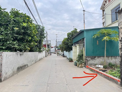 Đất đẹp tổ 9, quang minh, mê linh. trục chính làng, đường thông, ô tô tránh. gần kcn 1