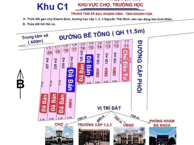 Bán đất trung tâm xã bắc khánh vĩnh   vị trí tài lộc 3