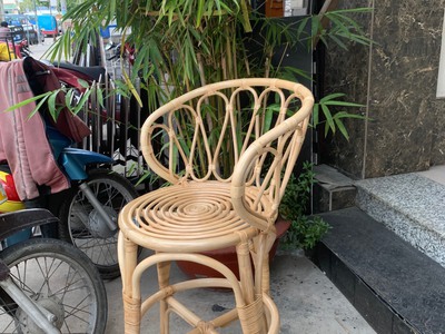 Ghế bar cao mây tự nhiên 0