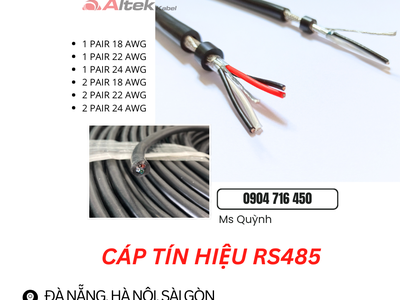 Cáp solar RS485 18awg Altek Kabel Đà Nẵng, Sài Gòn, Hà Nội 0