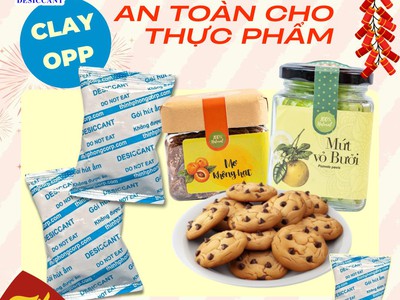 Gói hút ẩm Clay   Giải pháp giữ khô, giữ giòn cho đồ ăn vặt đóng gói 0