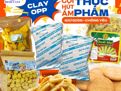 Gói hút ẩm Clay   Giải pháp giữ khô, giữ giòn cho đồ ăn vặt đóng gói 3
