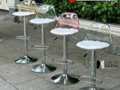 Ghế quầy bar tăng giảm trong suốt CB2201-PC tại HCM 3