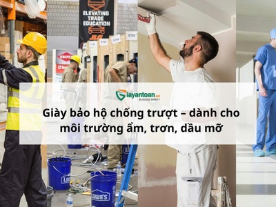 Giày bảo hộ PU chống dầu   Giải pháp an toàn cho ngành thực phẩm 0