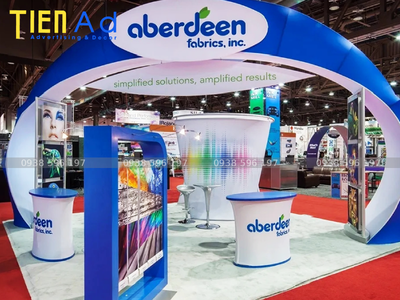 Bí quyết thiết kế và thi công booth quảng cáo ấn tượng, nổi bật 0