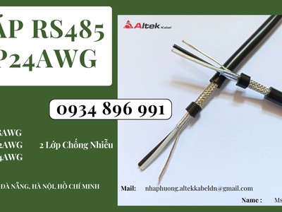 Cáp Tín Hiệu Rs485 1 Pair 18 Awg Quảng Nam, Quảng Bình, Quảng Ngãi 0