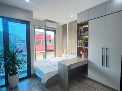 Cho thuê ccmn đẹp thoáng sáng ban công mới 100 ngõ 226 minh khai, hai bà trưng 0