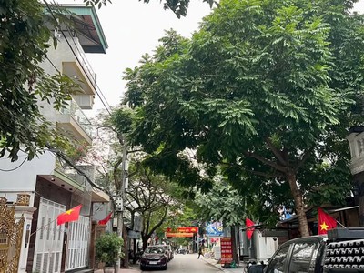 Bán đất mặt đường hoàng ngọc phách - 127m- mặt tiền 5m - lô góc, giá 70 tr/m 2