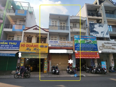 Cho thuê nhà mặt tiền trương vĩnh ký q.tân phú 80m , 2lầu - cạnh ngã tư - 22triệu 1