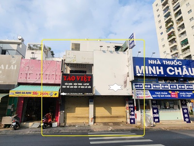 Cho thuê nhà mặt tiền vườn lài q.tân phú 43m - cạnh ngã tư, chung cư- 18triệu 1