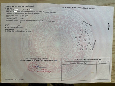 Chính chủ gửi bán lô góc mặt phố Phạm Ngọc Khánh KĐT phía Đông Nam Cường TPHD 3