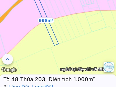 Chủ cần tiền giải quyết cv cắt lỗ 300tr bán trước tết 1sào đất láng dài brvt 2