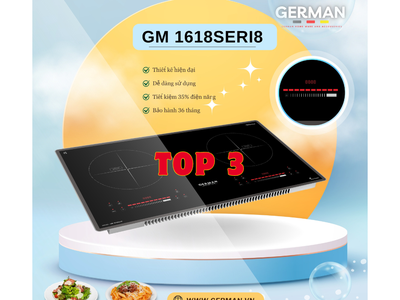 Tài chính dưới 10 triệu  Đây là 3 mẫu bếp từ GERMAN  ĐỈNH  nhất hiện nay 2
