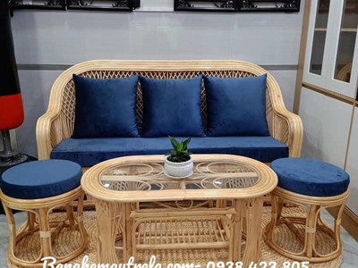 Bàn ghế mây nhỏ gọn phòng khách 4