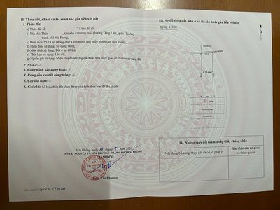 Bán lô đất 95m2 mặt đường Nguyễn Đồn, P Đằng Lâm, Hải An 0