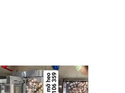 Máy thái tóp mỡ hạt lựu, máy thái da heo, máy thái mỡ liền da, máy thái da heo chiên giòn 2