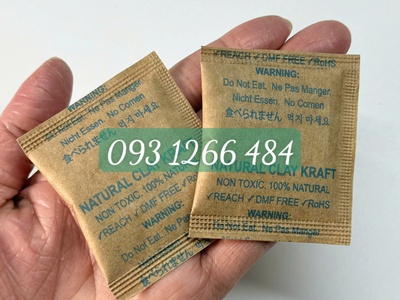 Gói hút ẩm Clay cho túi xách, ví da bền đẹp 2