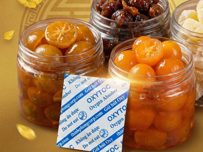 Gói chống mốc OXYTOC có giúp chống hôi dầu cho bánh mứt, đồ ăn vặt không 1