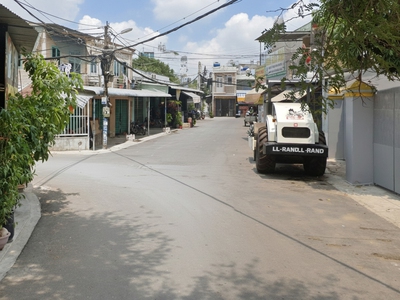 T1963  rẻ hơn shopee  đất mặt tiền tân thới hiệp 8 q12, shr, vuông, 4x18m, 5.x tỷ 1