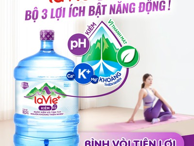 Nước uống Lavie KIỀM bình 18.5L tại Bà Rịa Vũng Tàu 0