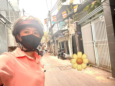  mua 1 được 2, nhà đ.đoàn văn bơ- ngang 4.1m nở hậu 7.9m- lưu thông tôn đản- vĩnh khánh- nguyễn 1