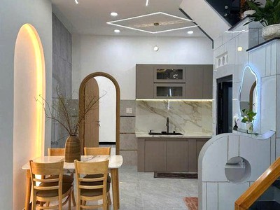 Nhà mới 54m2  4m 14m    2 tầng   hẻm xe tải   bình tân    gần aeon tân phú   nhỉnh 5 tỷ 1