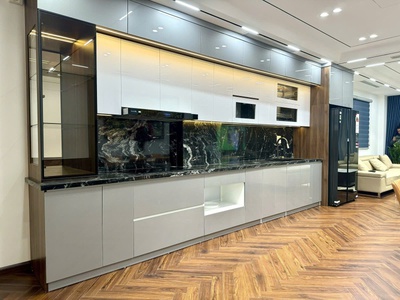 Nhà đẹp ga ra 2 ô tô full nội thất ngọc lâm 60m2 x 6 tầng ,mặt tiền 4.5 m 19.2 tỷ long biên. 4