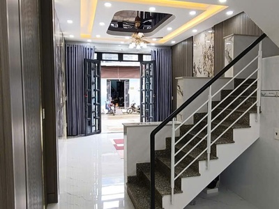 Nhà mới đón tết đ số 4 p bình tân 5 phút qua aeon tân phú hẻm 10m 50m2 ,4 tầng-5 tỷ 3 2