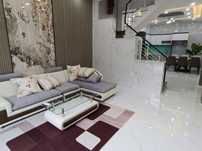 Nhà mới đón tết đ số 4 p bình tân 5 phút qua aeon tân phú hẻm 10m 50m2 ,4 tầng-5 tỷ 3 4