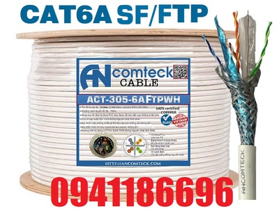Phân phối Ổ cắm RJ45 Cat7 FTP có chống nhiễu tốc độ 100/1000 hãng Ancomteck, mã ACT-S7-002 10